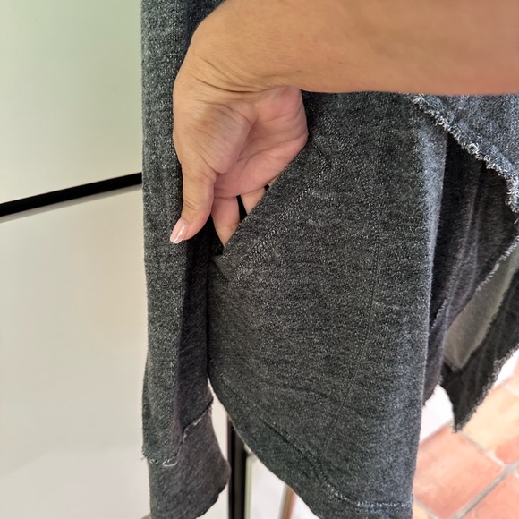 Abercrombie & Fitch Charcoal Open Front Cardigan - Picture 6 of 11